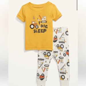 Old Navy Dig Sleep Short Sleeve Pajamas Set Size 18-24 Months